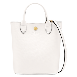 Épure XS Tote bag , White - Leather