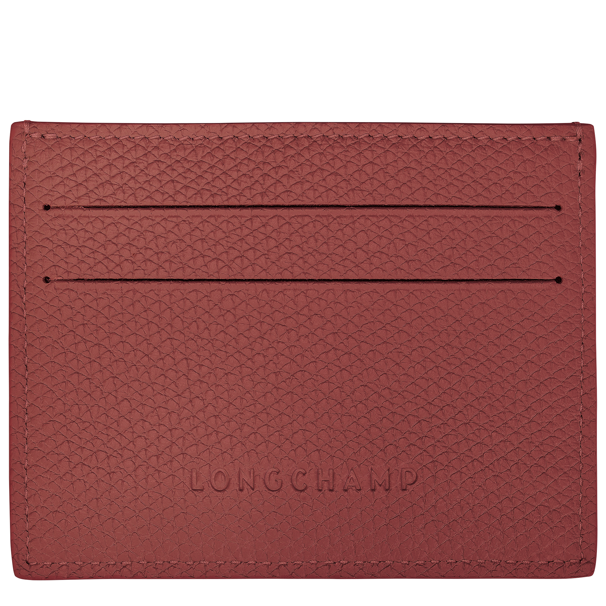 Le Roseau Card holder, Chestnut