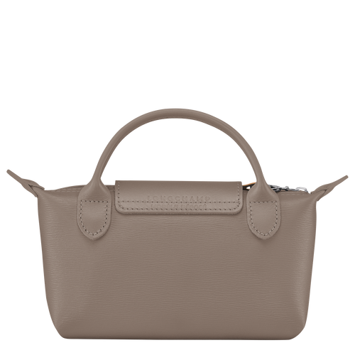 Le Pliage City Pouch with handle , Taupe - Canvas - View 4 of 5