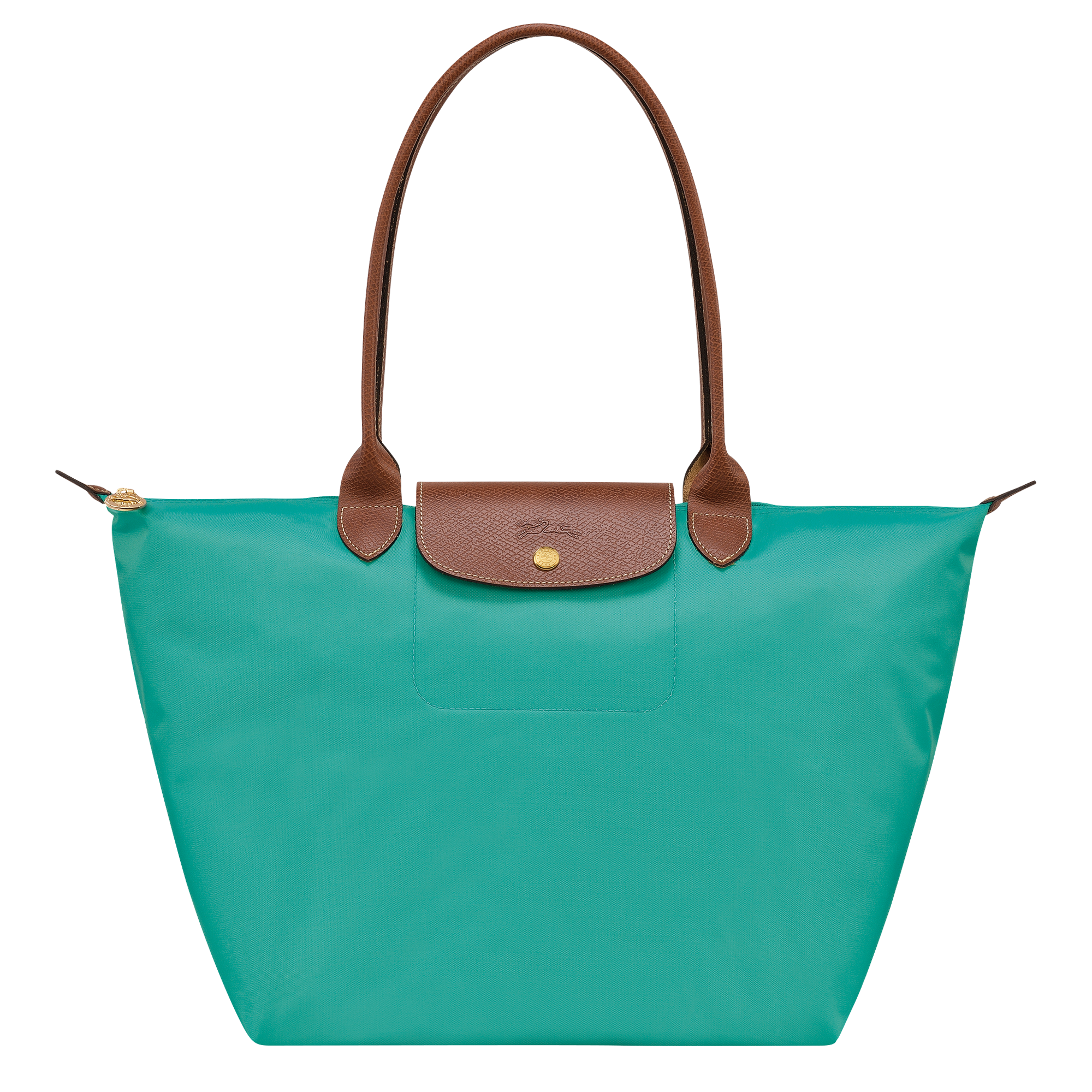 Le Pliage 原創系列 肩揹袋 L, 綠松石色
