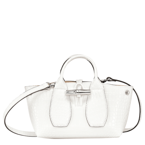 Roseau Top handle bag XS, White