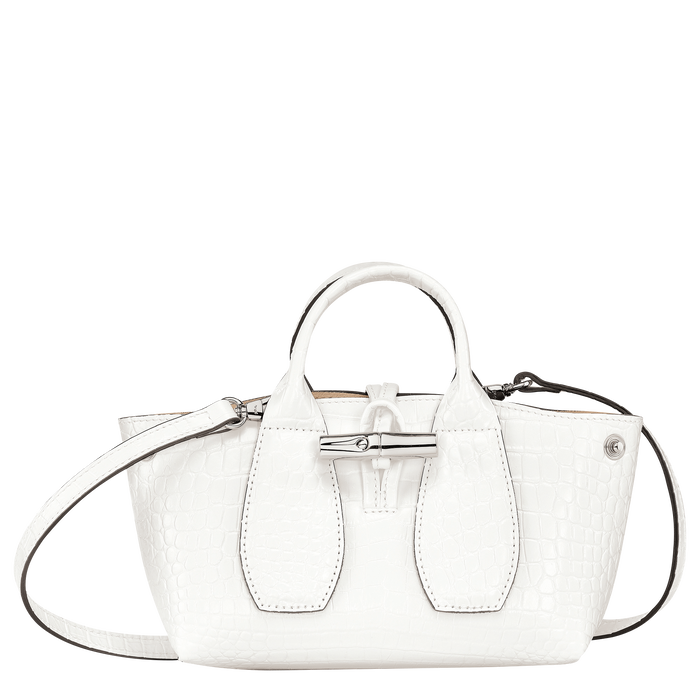 Roseau Top handle bag XS, White