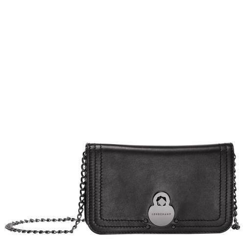 Enveloptasje met ketting, 001 Zwart Enveloptasje met ketting, 001 Zwart, hi-res
