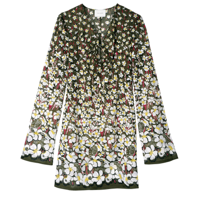 Dress , Khaki - Voile