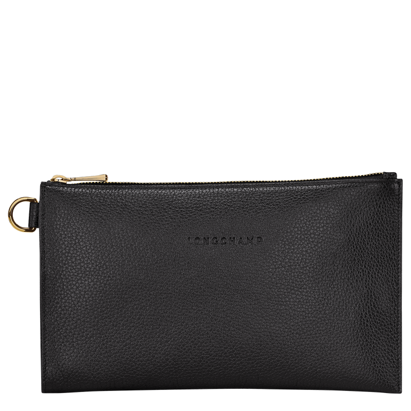 Le Foulonné Pouch , Black - Leather  - View 1 of 3