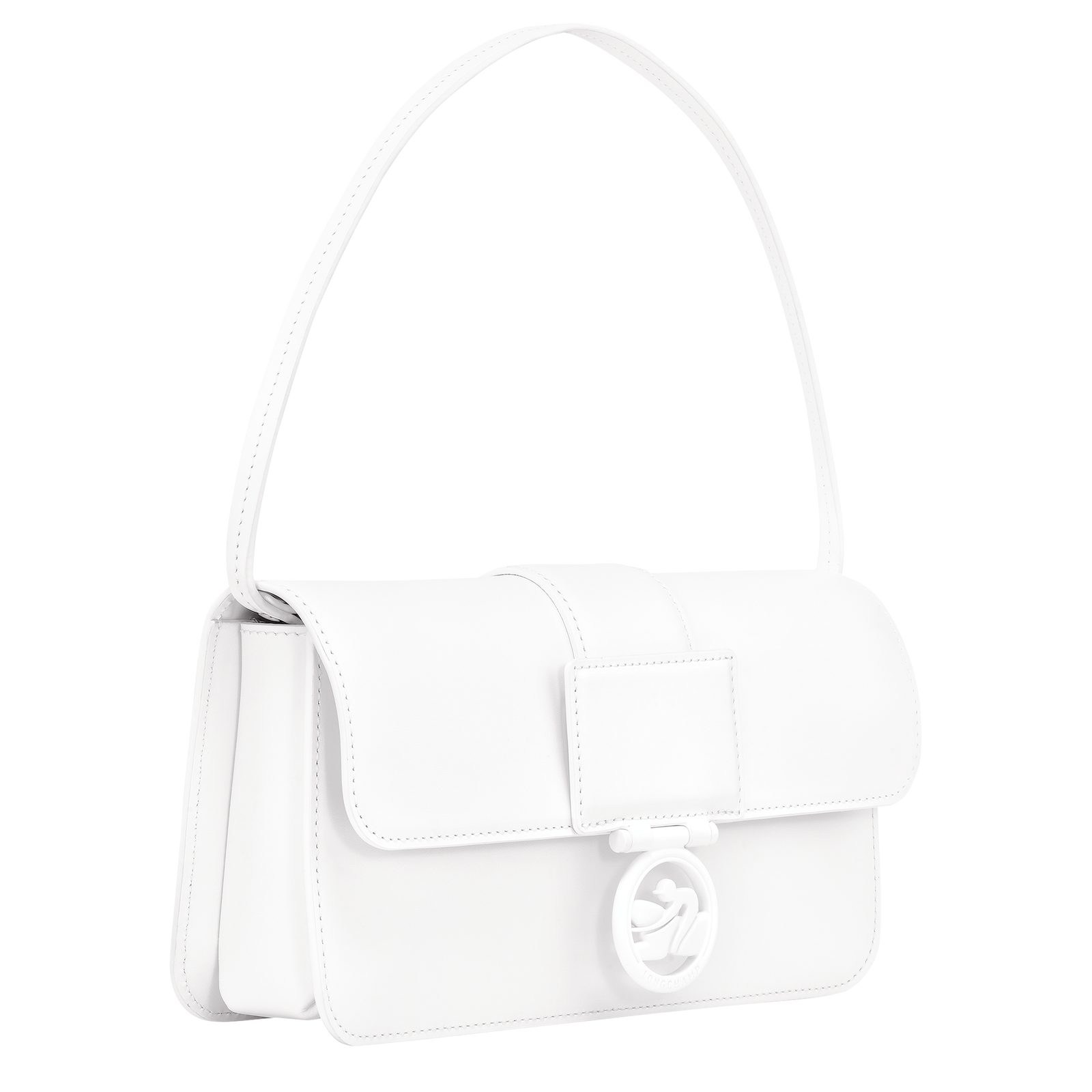 Box-Trot Sac porté épaule M, Blanc