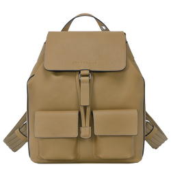 Longchamp 3D Rugzak S , Tabak - Leder