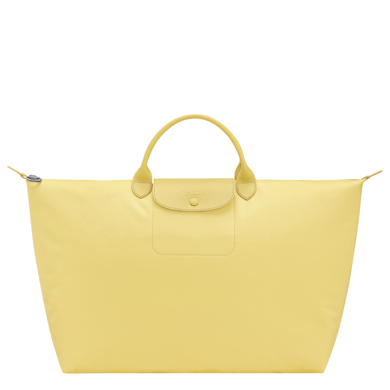 Le Pliage One S Travel bag , Lime - Canvas  - View 1 of  6