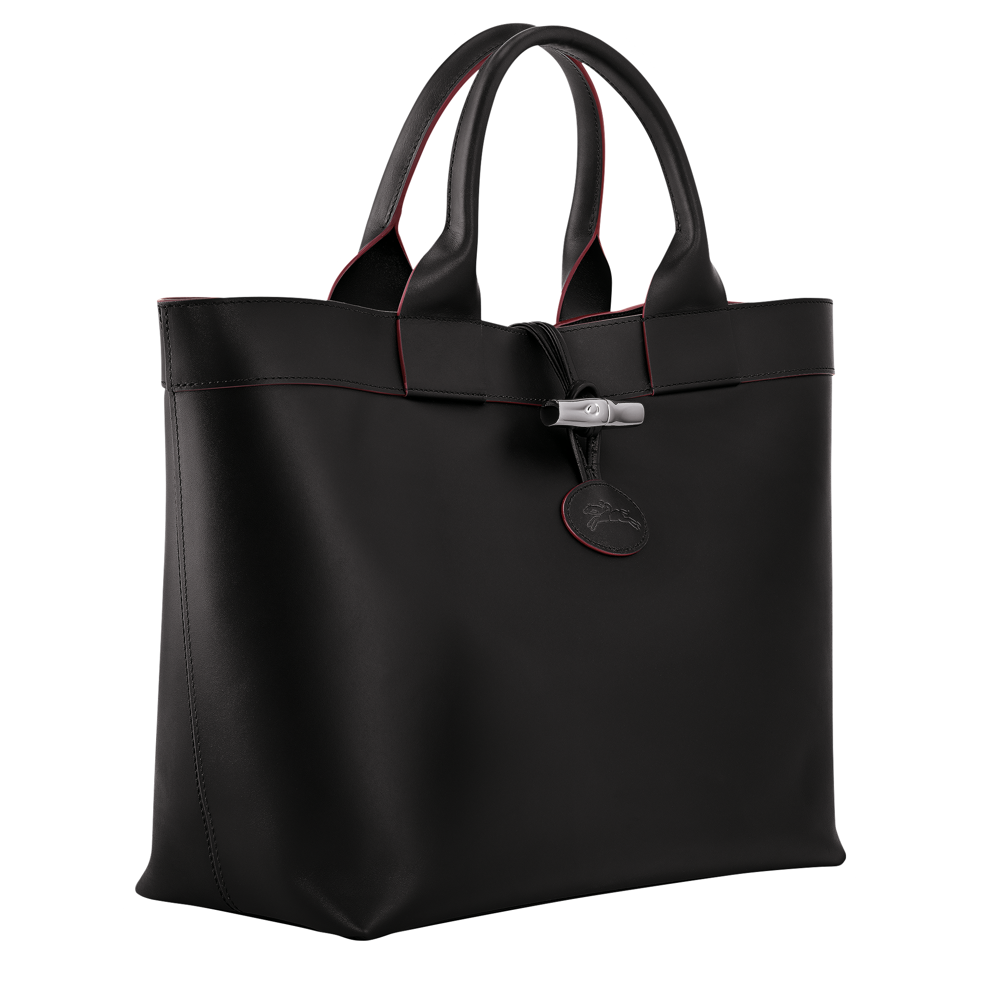Tote bag L, Black - View 3 of
6 - zoom in Le Roseau Tote bag L, Black