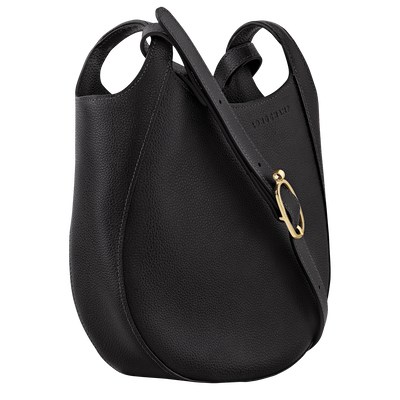 Le Foulonn&eacute; Crossbody-Tasche S, Schwarz