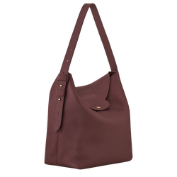Le Cadence L Shoulder bag , Burgundy - Leather