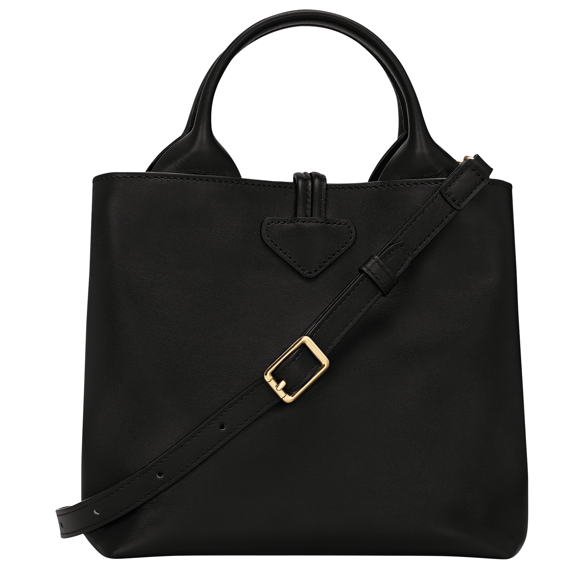 르 로조 탑 핸들백 S, 검정