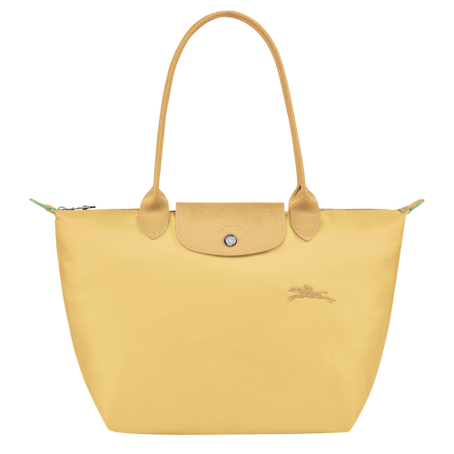 Le Pliage Green M Tote bag , Wheat - Recycled canvas - View 1 of  4