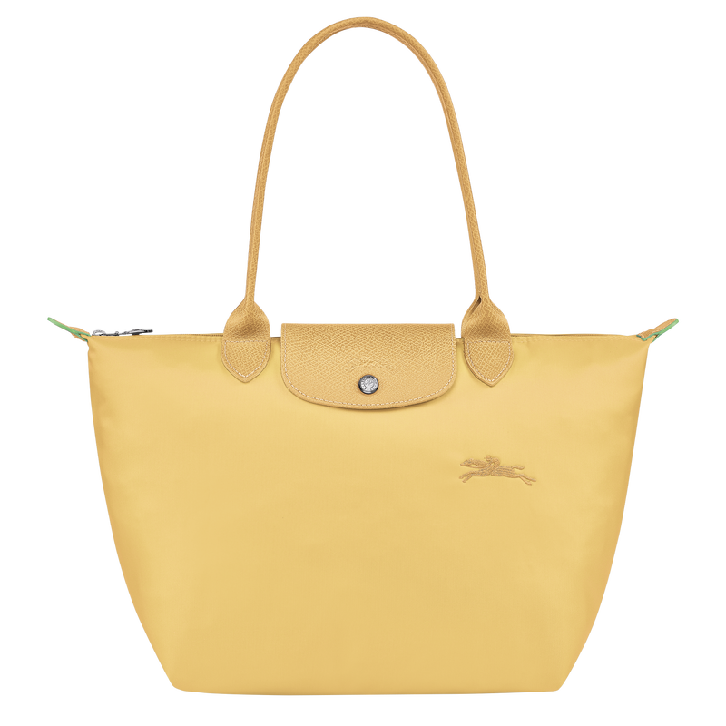 Le Pliage Green M Tote bag , Wheat - Recycled canvas  - View 1 of  4