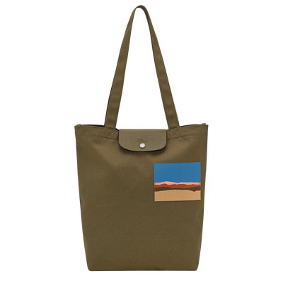 Caroline H&eacute;lain x Longchamp Tote bag M, Olive