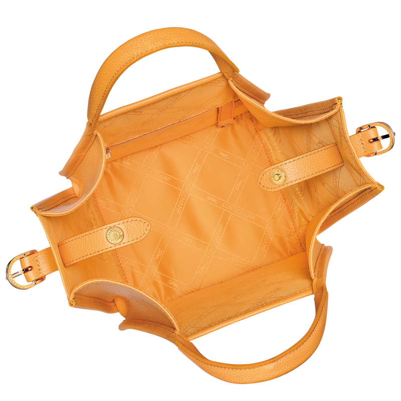 Le Foulonné S Handbag , Apricot - Leather  - View 6 of 6