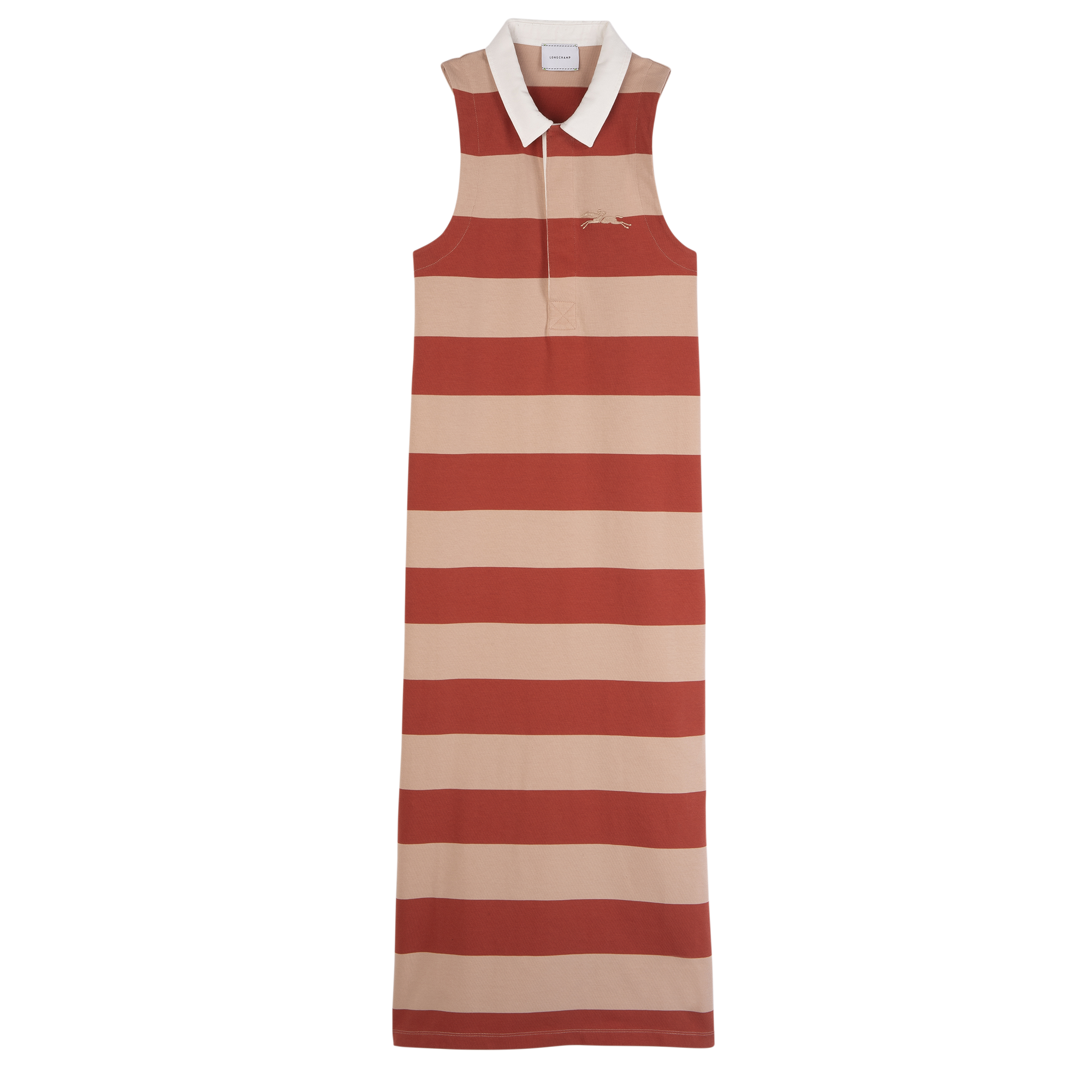 null Abito a polo,  Crema/Corallo