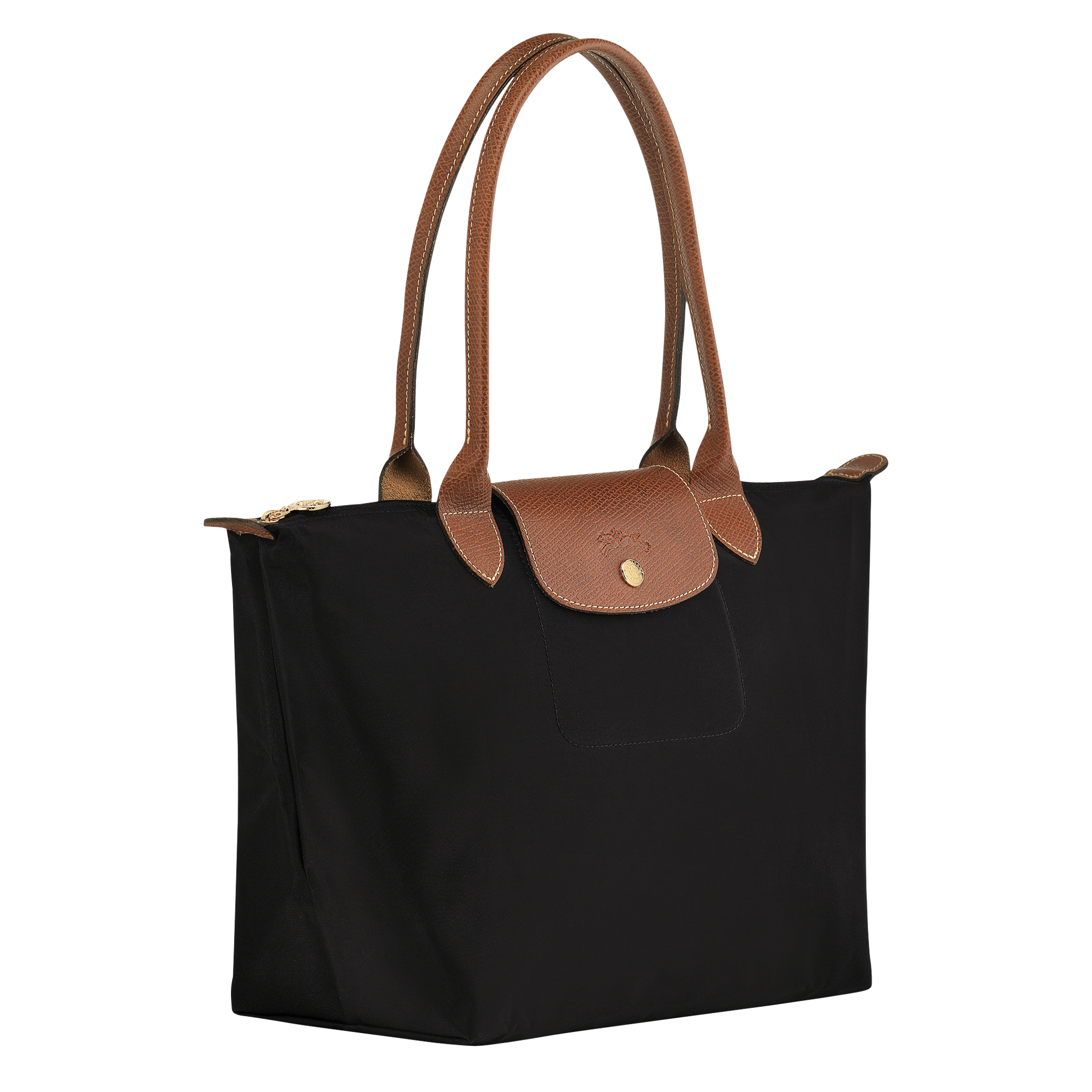 Le Pliage Original Shopper M, Schwarz