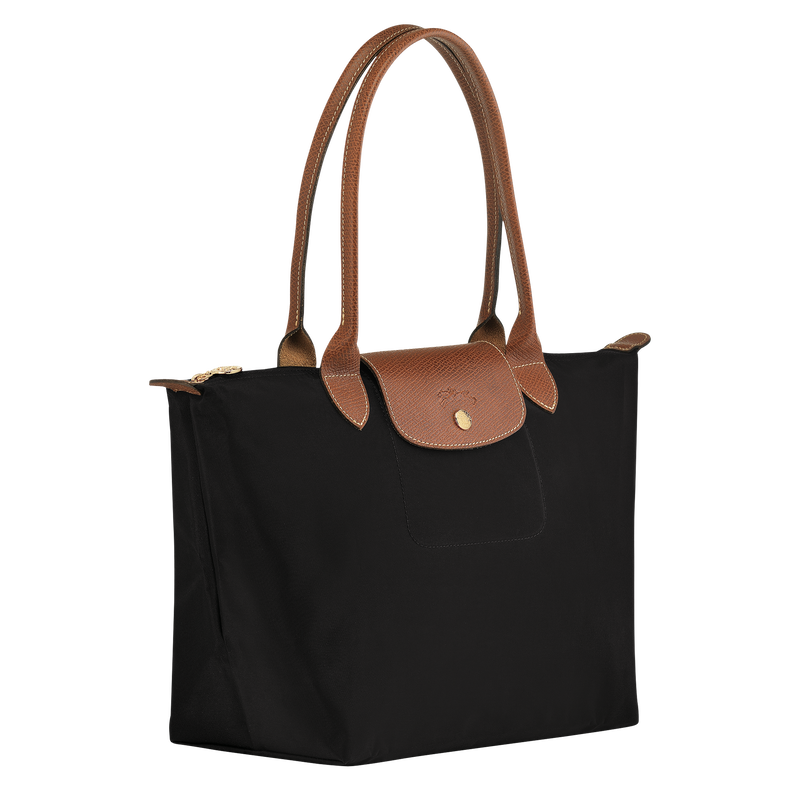 Le Pliage Original M Tote bag , Black - Recycled canvas  - View 3 of  6