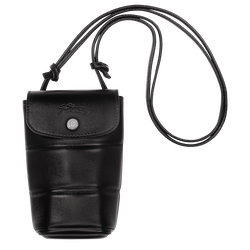Le Pliage Xtra Phone case , Black - Leather