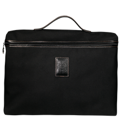 Boxford S Briefcase , Black - Canvas