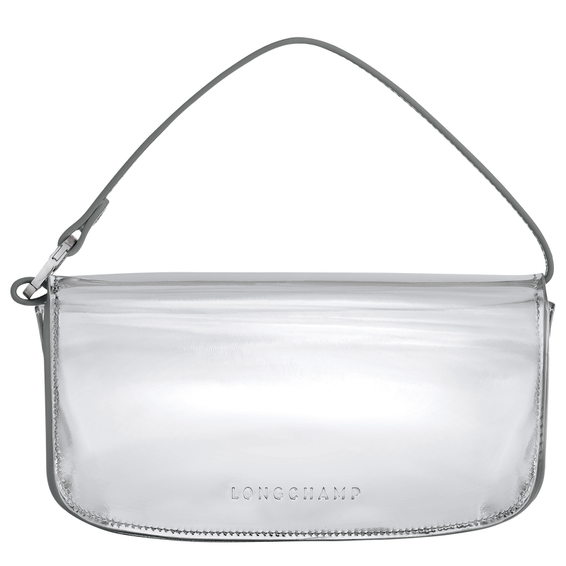 Le Roseau Estuche para gafas , Cuero - Plateado  - Vista 3 de 3