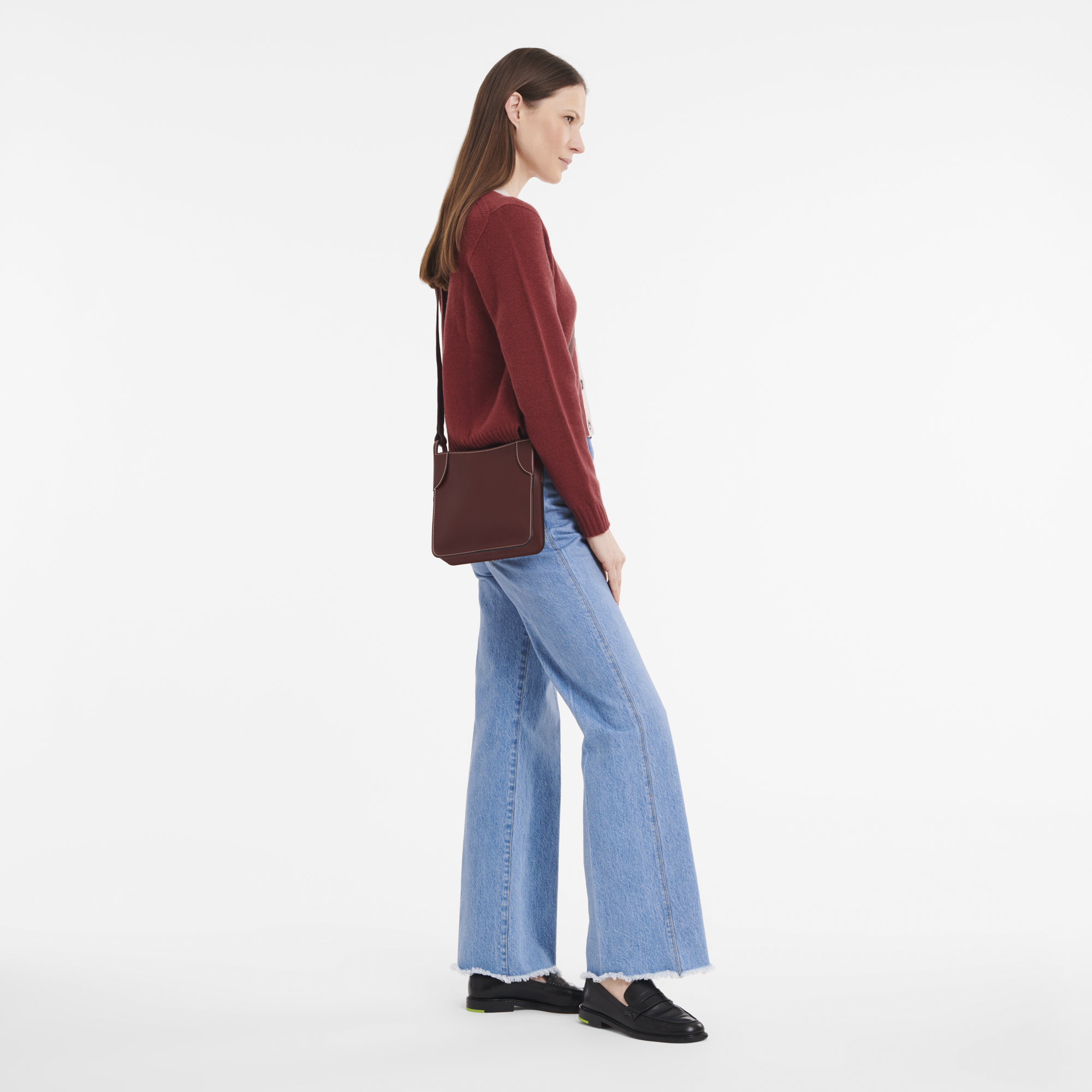 Sac bandoulière S, Prune - Vue 2 de
4 - agrandir le zoom Le Foulonné Sac bandoulière S, Prune