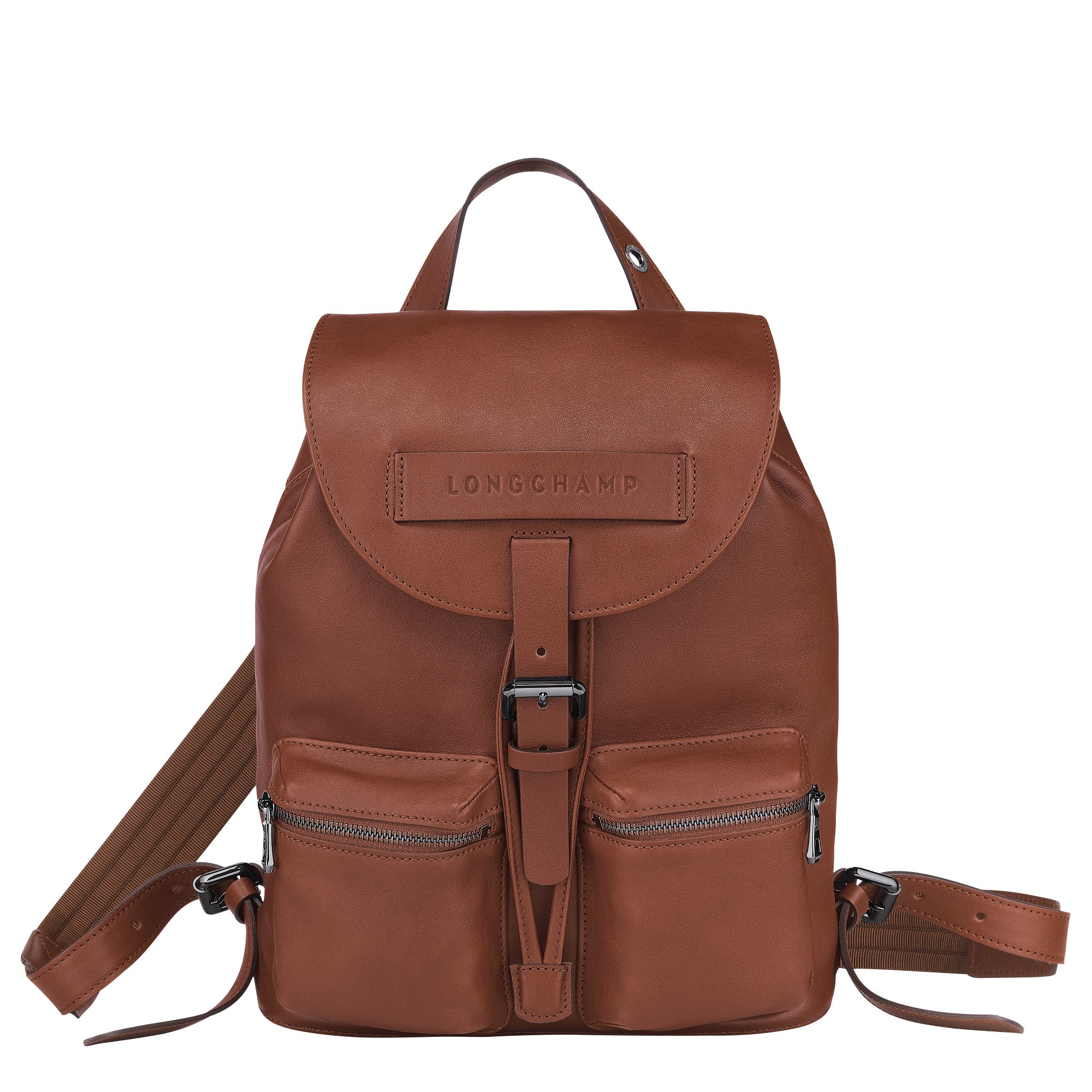 Backpack S Longchamp 3D Cognac 