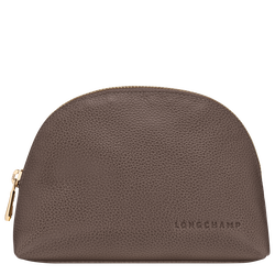 Le Foulonné Pouch , Taupe - Leather