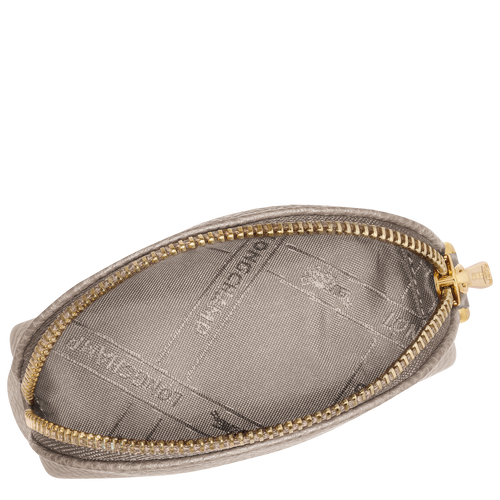 Le Foulonné Coin purse , Turtledove - Leather - View 3 of 4