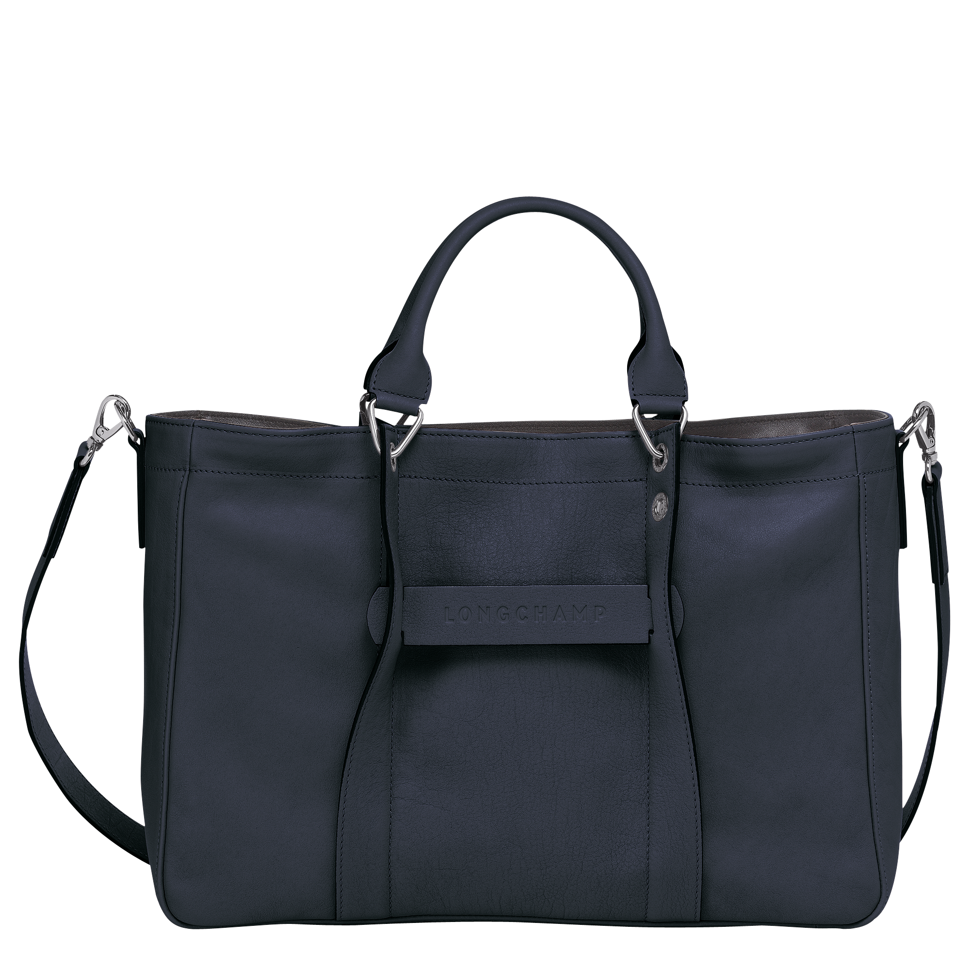 Top handle bag M Longchamp 3D Midnight 