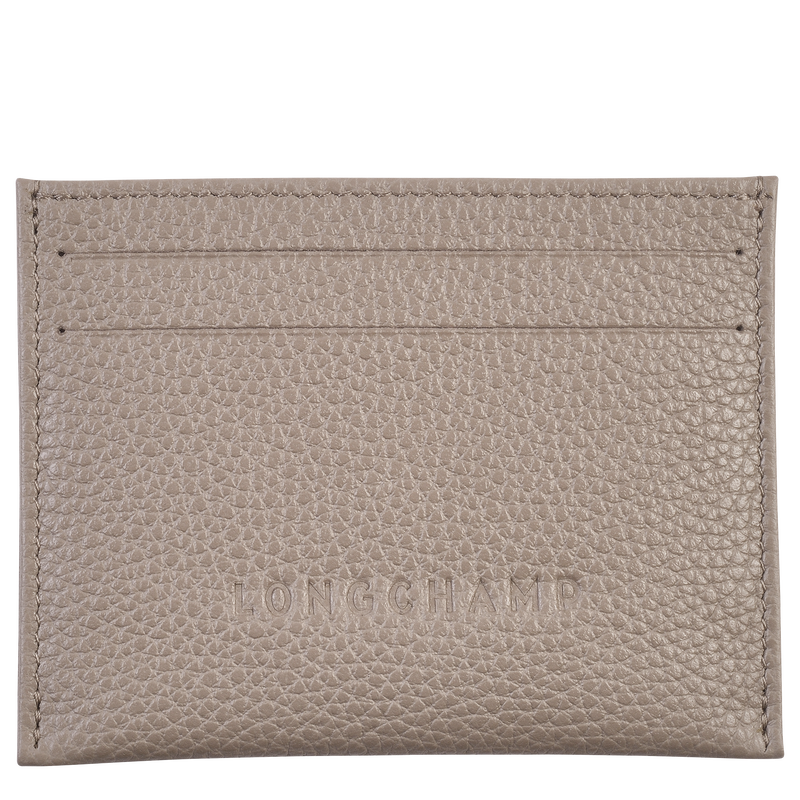 Le Foulonné Cardholder , Turtledove - Leather  - View 1 of 3