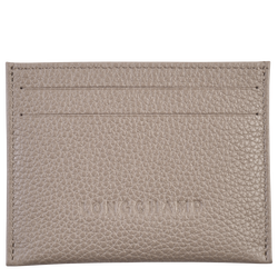 Le Foulonné Cardholder , Turtledove - Leather