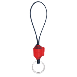 Fall/Winter 2023 Collection Key rings , Red/Navy - Leather