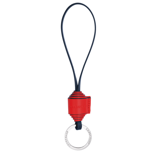 Schlüsselanhänger Kollektion Herbst/Winter 2023 , Leder - Rot/Navy - Ansicht 1 von 1