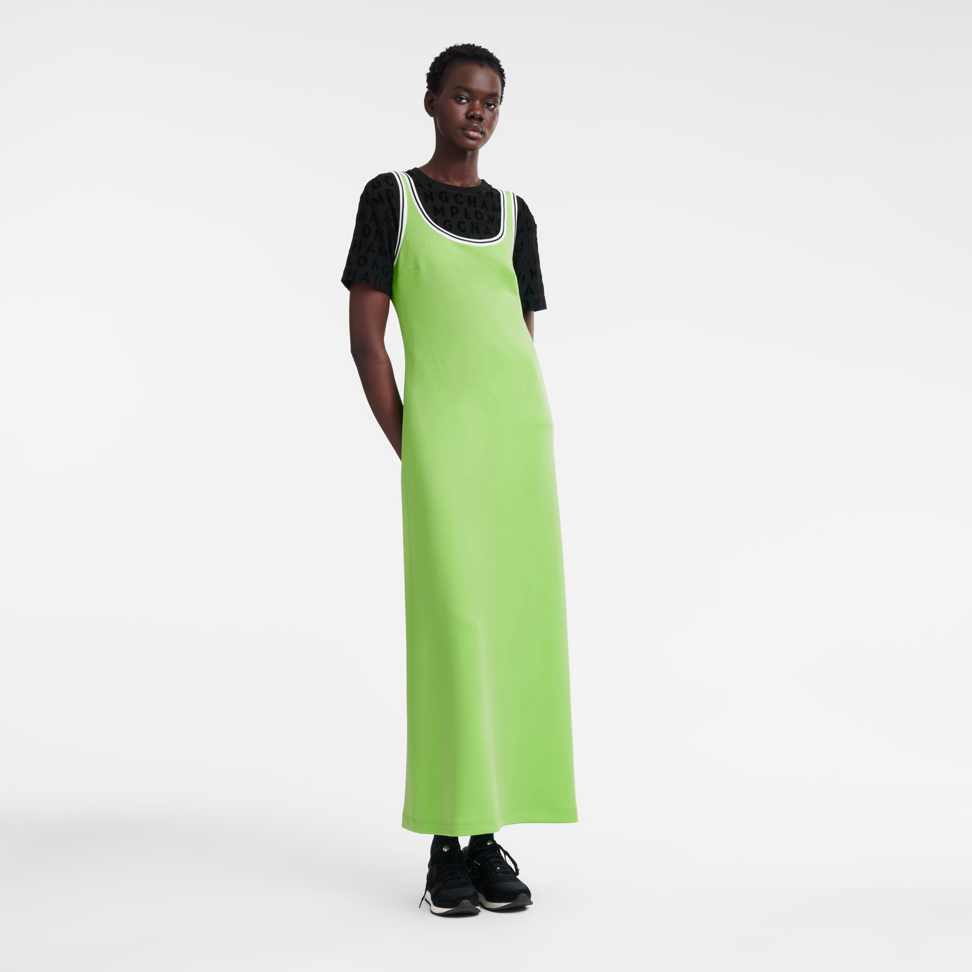 Basic kleid grün clearance