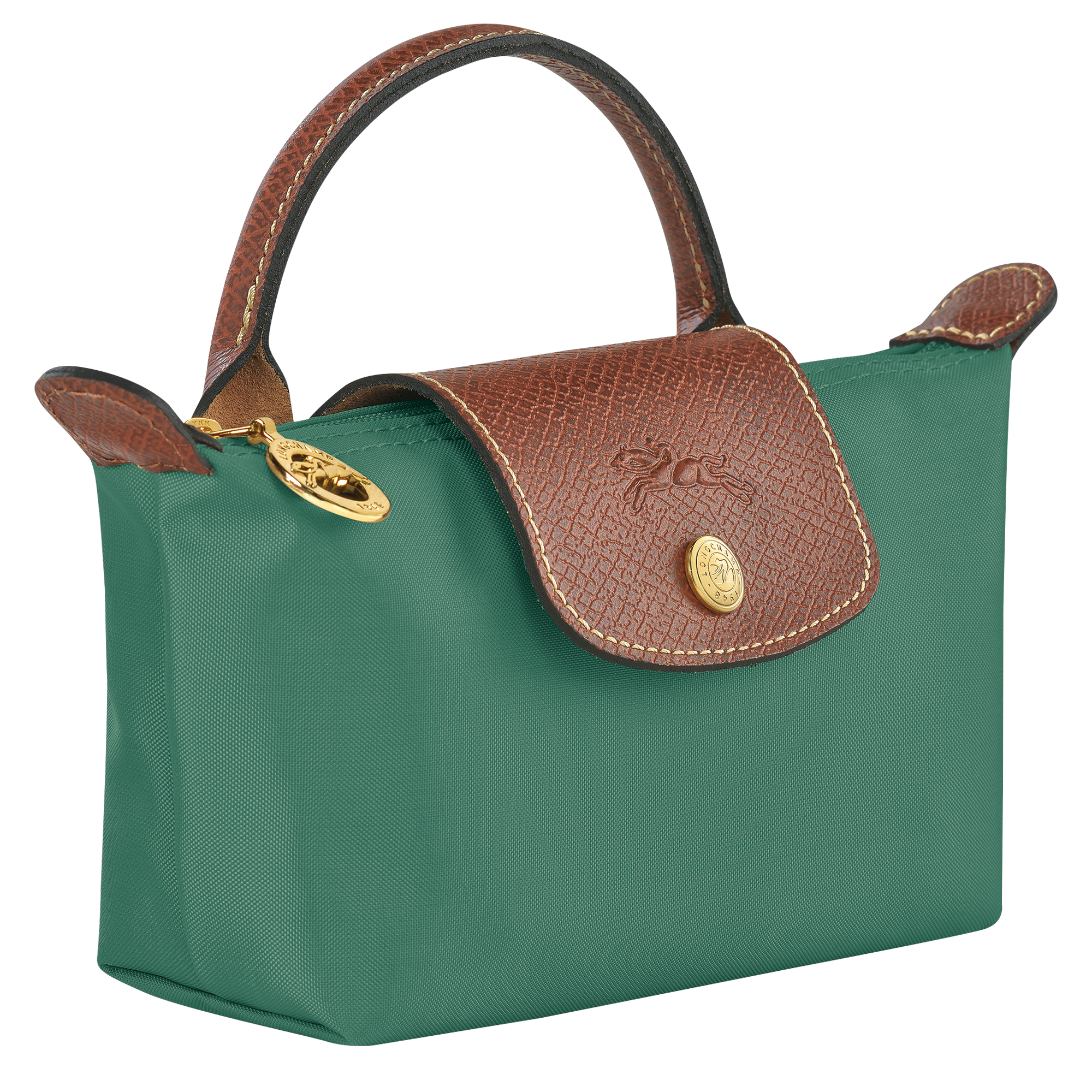 Le Pliage 原創系列 附提把的小袋子, 鼠尾草綠色