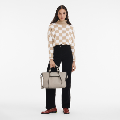 Handtasche L Longchamp 3D , Leder - Tonerde - Ansicht 2 von 5