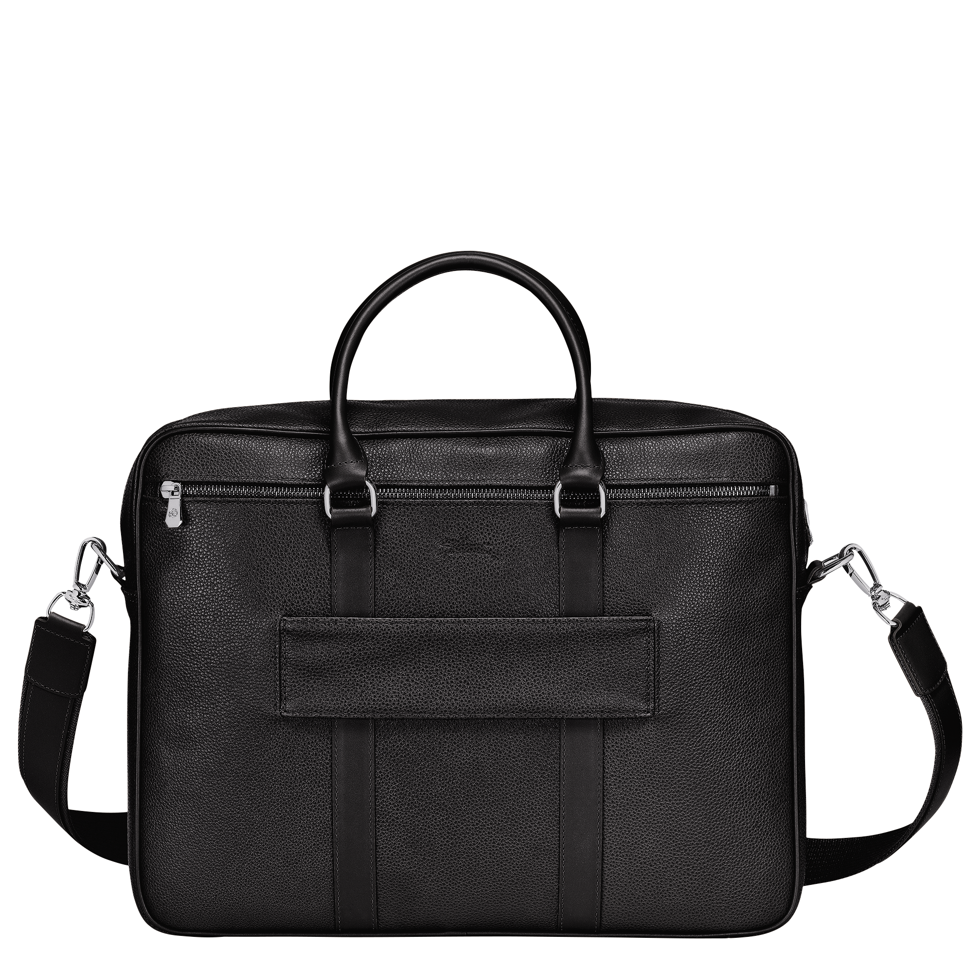 Le Foulonné Briefcase M, Black