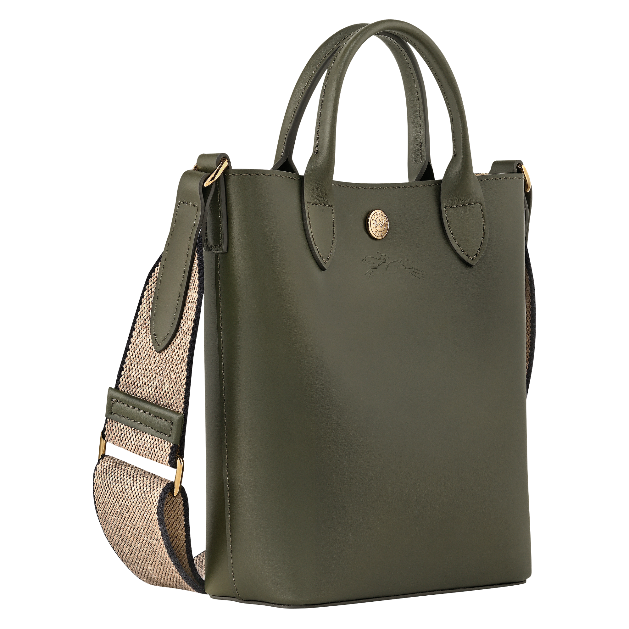Tote bag XS, Khaki - View 3 of
6 - zoom in Épure Tote bag XS, Khaki