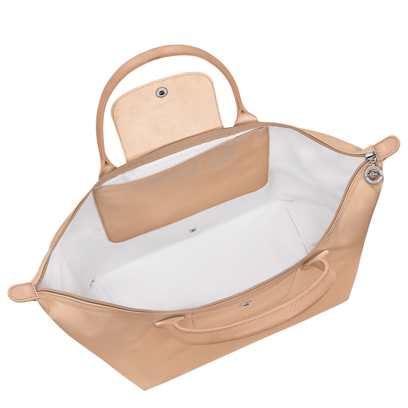 Le Pliage One L Handbag , Beige - Canvas  - View 4 of  6
