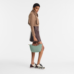Le Pliage Original S Handbag , Celadon - Recycled canvas