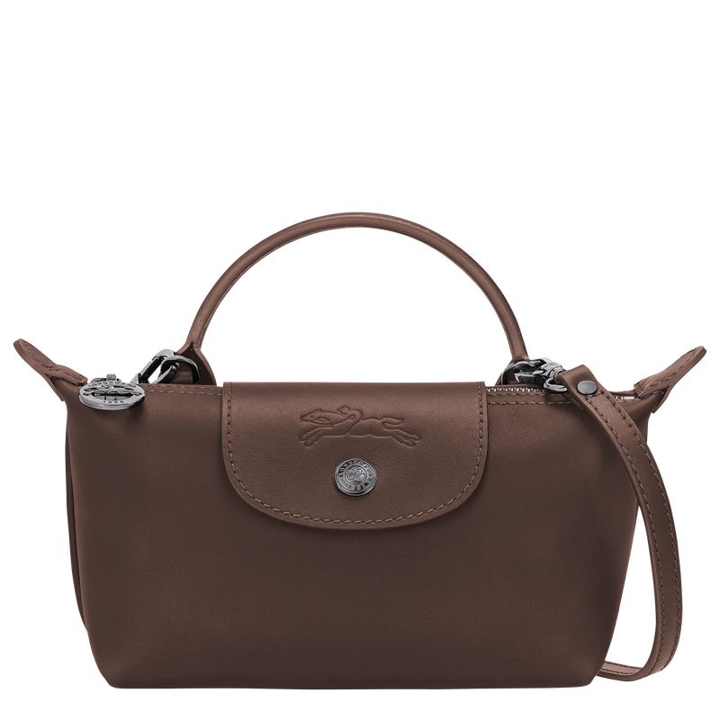 Pochette XS Le Pliage Xtra , Leder - Mokka  - Ansicht 1 von 5