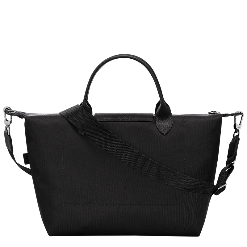 Le Pliage Energy L Handbag , Black - Recycled canvas  - View 4 of  4