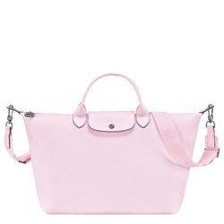 Le Pliage Xtra 手提包 L , 玫瑰粉色 - 皮革