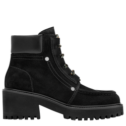 La Baroudeuse Boots , Black - Leather