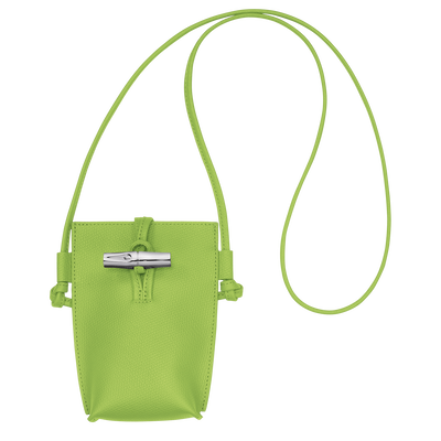 ほぼ未使用】Longchamp たのしく ロンシャン スマホショルダー ロゾ 緑 