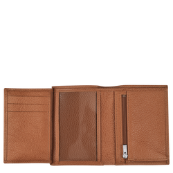 Le Foulonné Wallet , Caramel - Leather