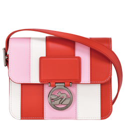 Box-Trot S Crossbody bag , Orange - Leather