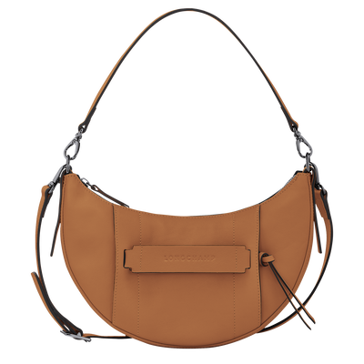 Sac bandoulière S Longchamp 3D , Cuir - Naturel